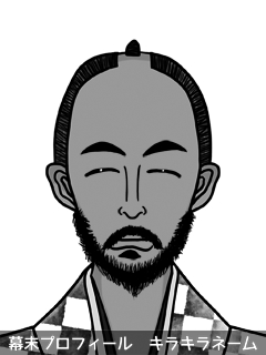 維新志士 桐野 翔海 (きりの しょう)のイラスト画像